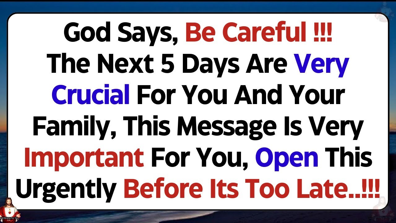 11:11💌God Says: Next 5 Days Are Very Crucial For You And Your Family ✝️ Gods Message For You Today