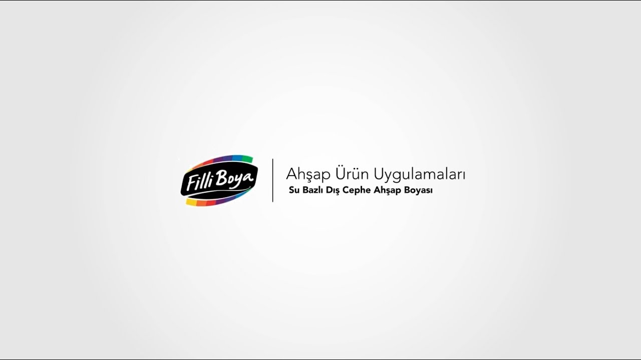 Ahşap Ürün Uygulamaları–Su Bazlı Dış Cephe Ahşap Boyası