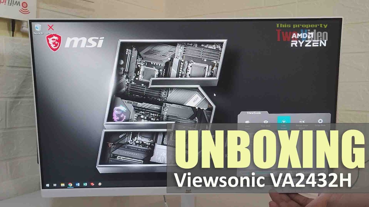 Viewsonic VA2432-H-W Unboxing | Low budget Gaming Monitor