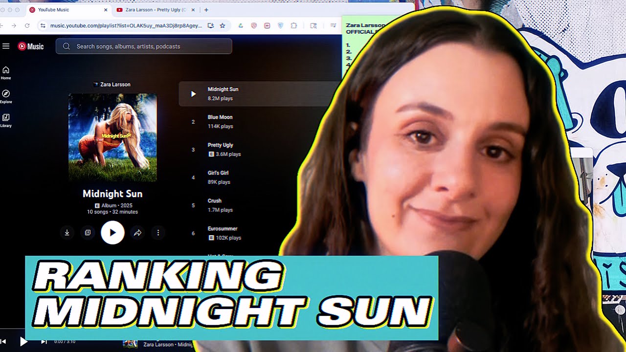Producer Ranks Midnight Sun by Zara Larsson - Track by Track - Full Album Reaction