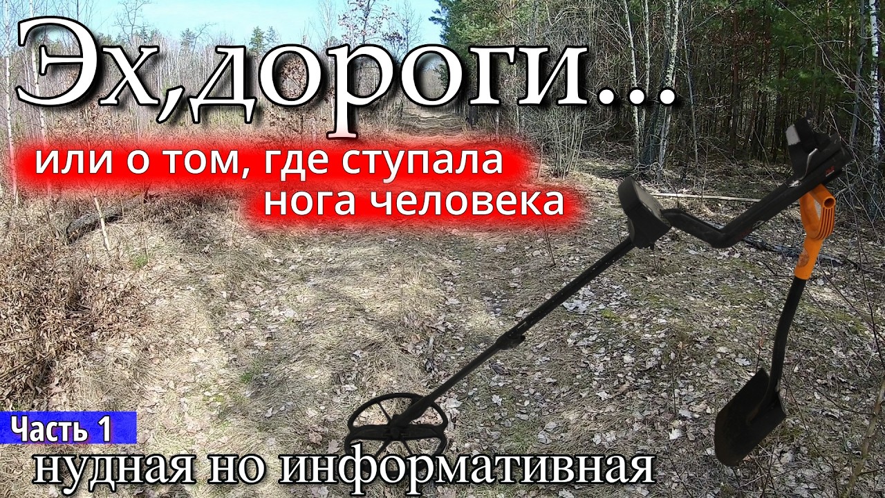 Поиск на старой лесной дороге. Часть 1.