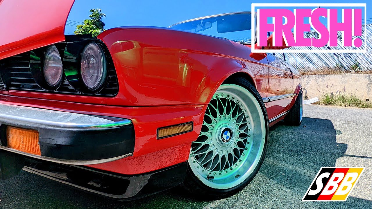Painting a #BMW #E30 In 10 MINUTES! - E30 Convertible Project Pt. 4