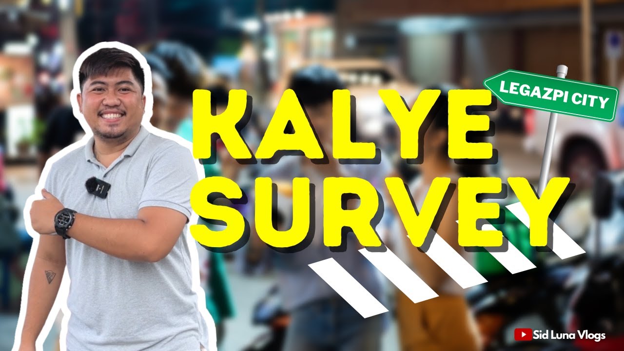 KALYE SURVEY: Sino ang iboboto mo na Mayor ng Legazpi?