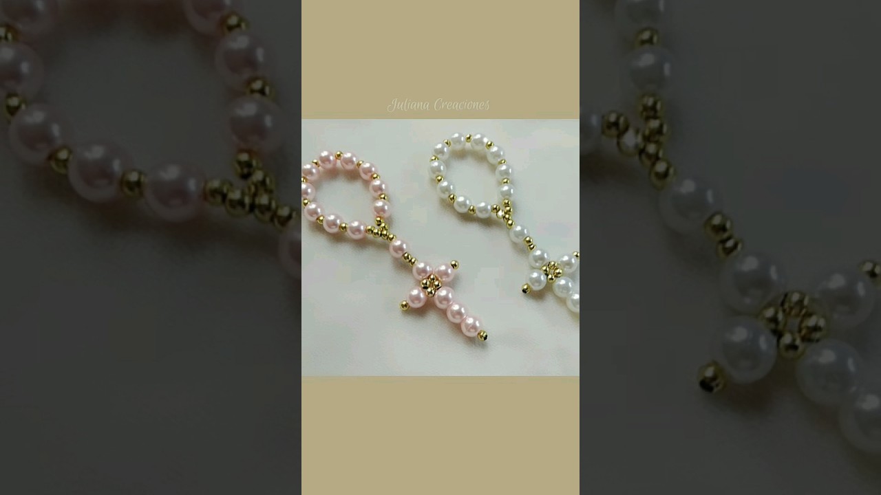 Tutorial Denario o Decenario en perla ✨#diy #accesorios #handmade #semanasanta #d&iacute;adelamadre