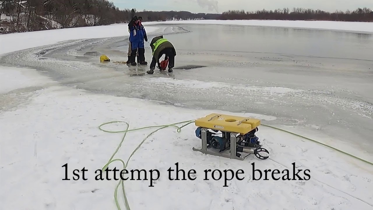 Snowmobile Recovery in the Wi RIver