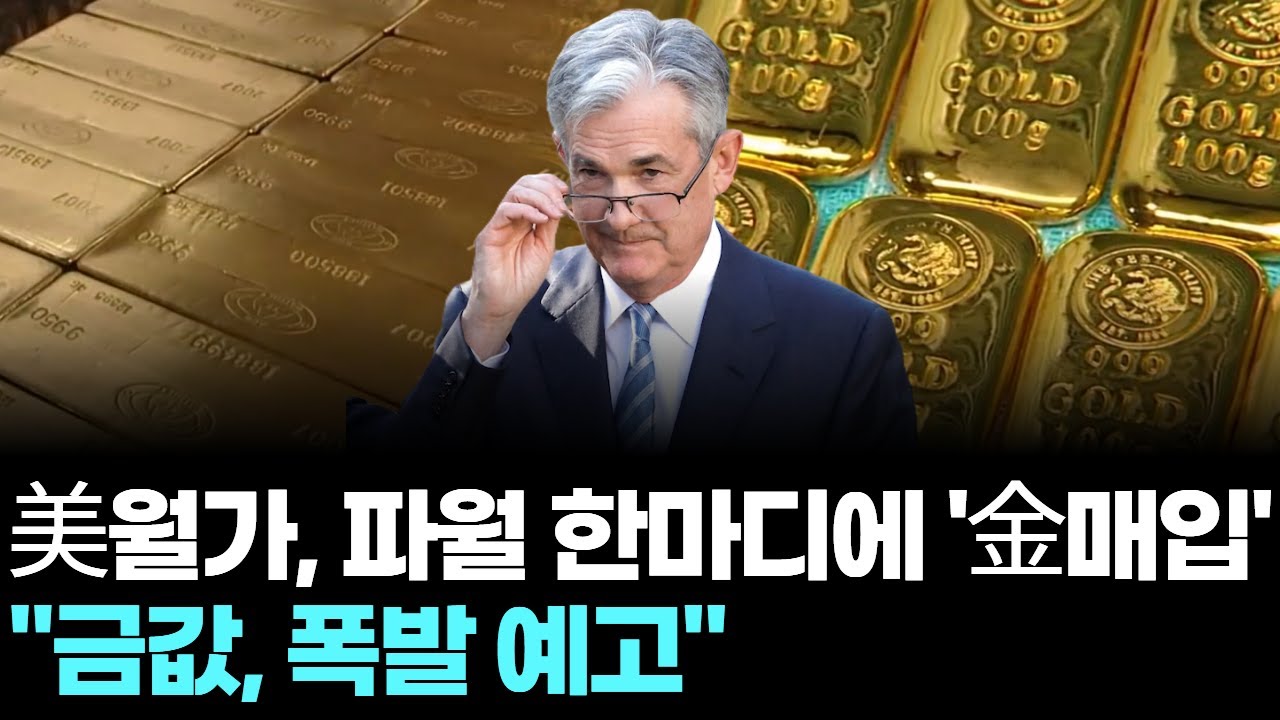 美월가, 파월 한마디에 '金매입'...