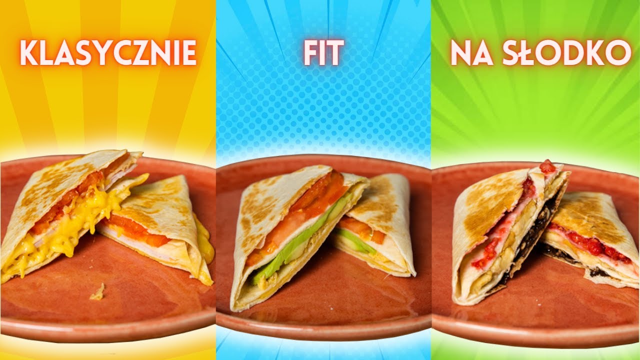 Tortilla na ŚNIADANIE w 3 wersjach | szybkie śniadanie do pracy | Dookoła Smaku