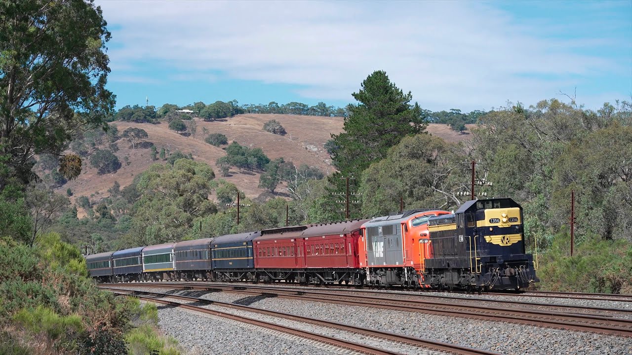 Steamrail Goulburn Valley Diesel Explorer +  V/Line pass services & QUBE Freight