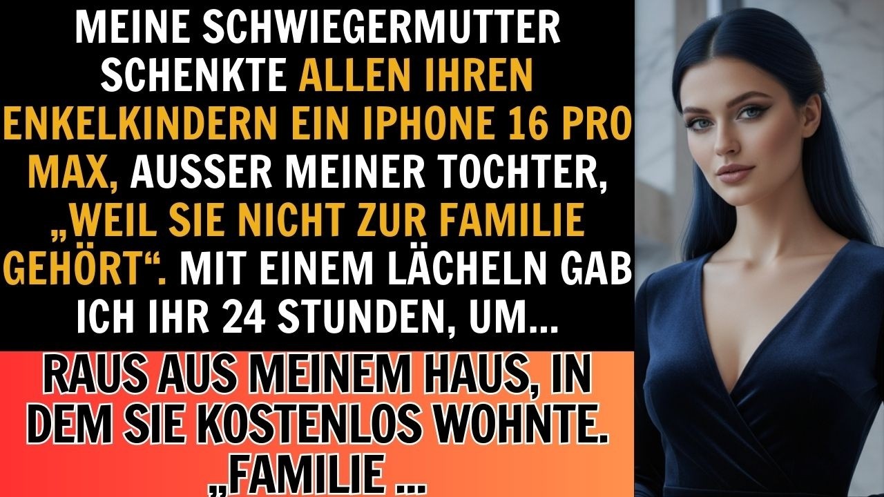 Meine Schwiegermutter schenkte allen ihren Enkeln ein iPhone 16 Pro Max–außer meiner Tochter, weil…