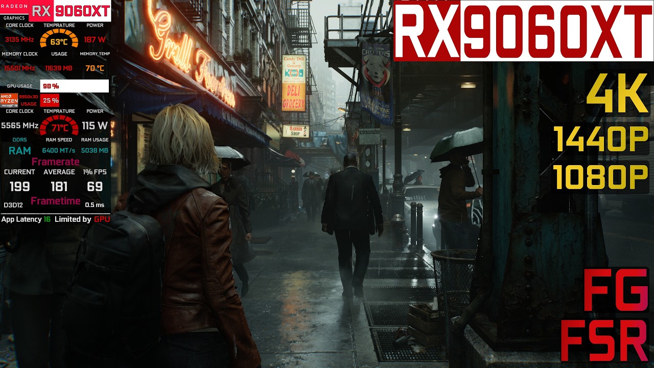 Resident Evil 9 - RX 9060XT - Как всегда, очень оптимизировано (без спойлеров)
