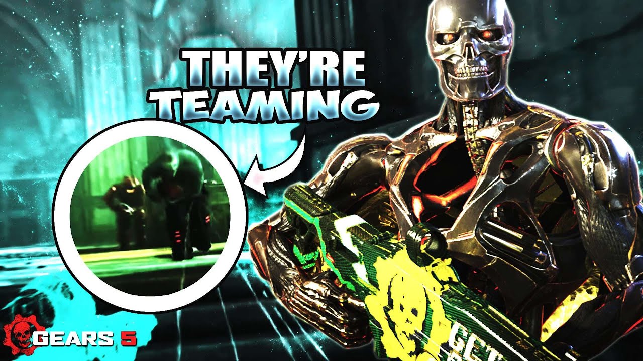 These guys TEAMED UP against me in FREE FOR ALL... - GEARS 5
