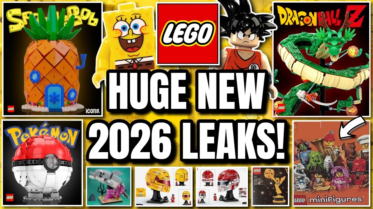 NEW LEGO LEAKS! (Dragon Ball, Spongbob, Pokemon, Promos & MORE!)