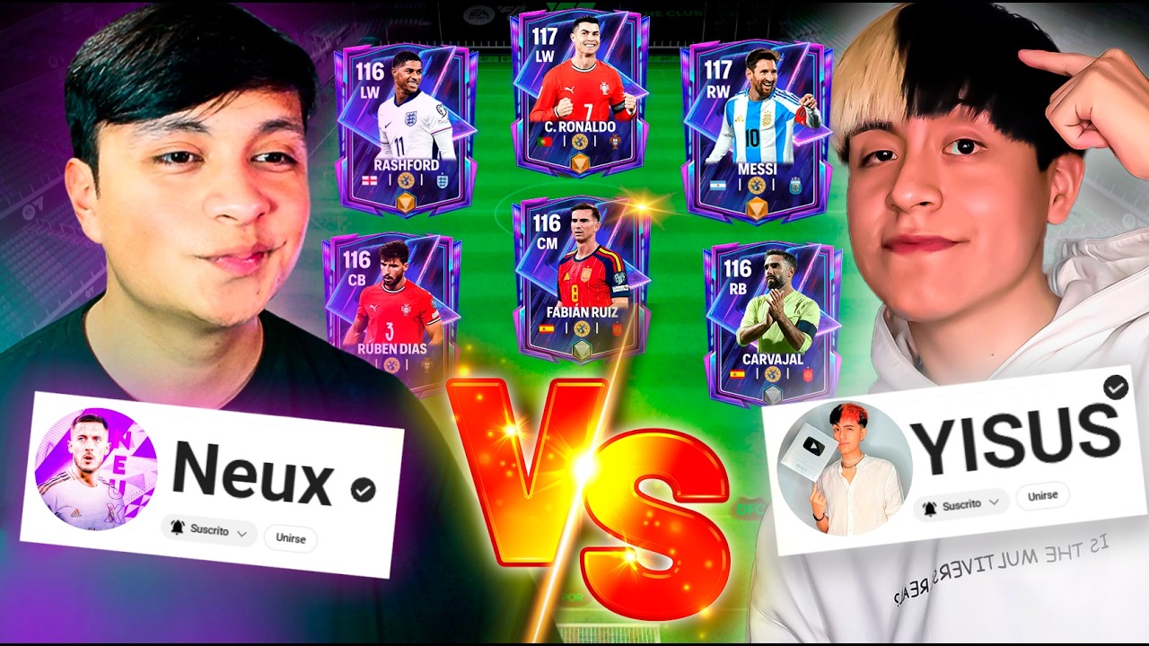 NEUX VS YISUS | #YoutubersLeague | Jornada 3 - FC MOBILE