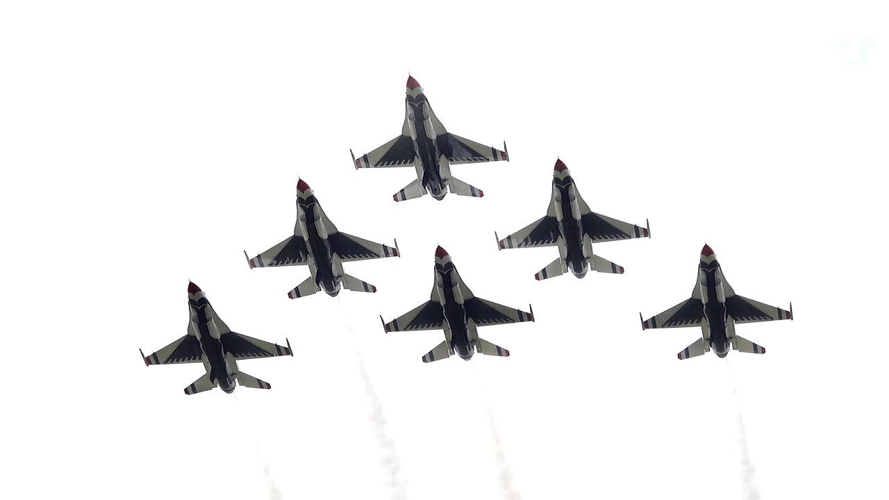 (4K) USAF Thunderbirds Full Show | AERO Gatineau-Ottawa 2024