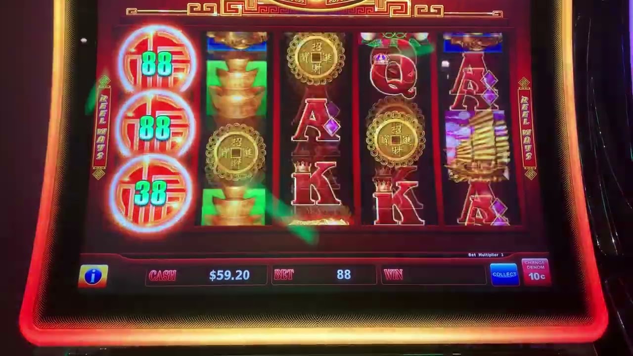 Powerful Comeback on Rising Fortune Slot Machine @ ElementsCasino #casino # jackpot