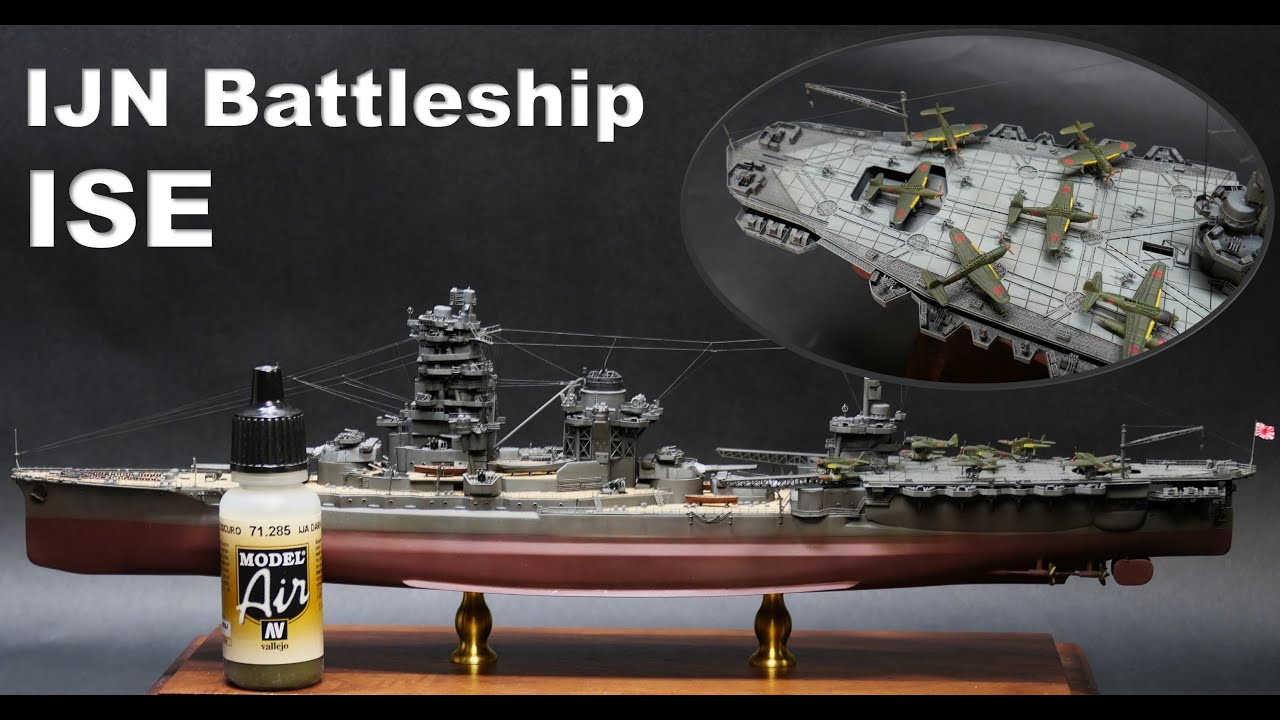 Hybrid Battleship - IJN Ise 1:700 Scale Model