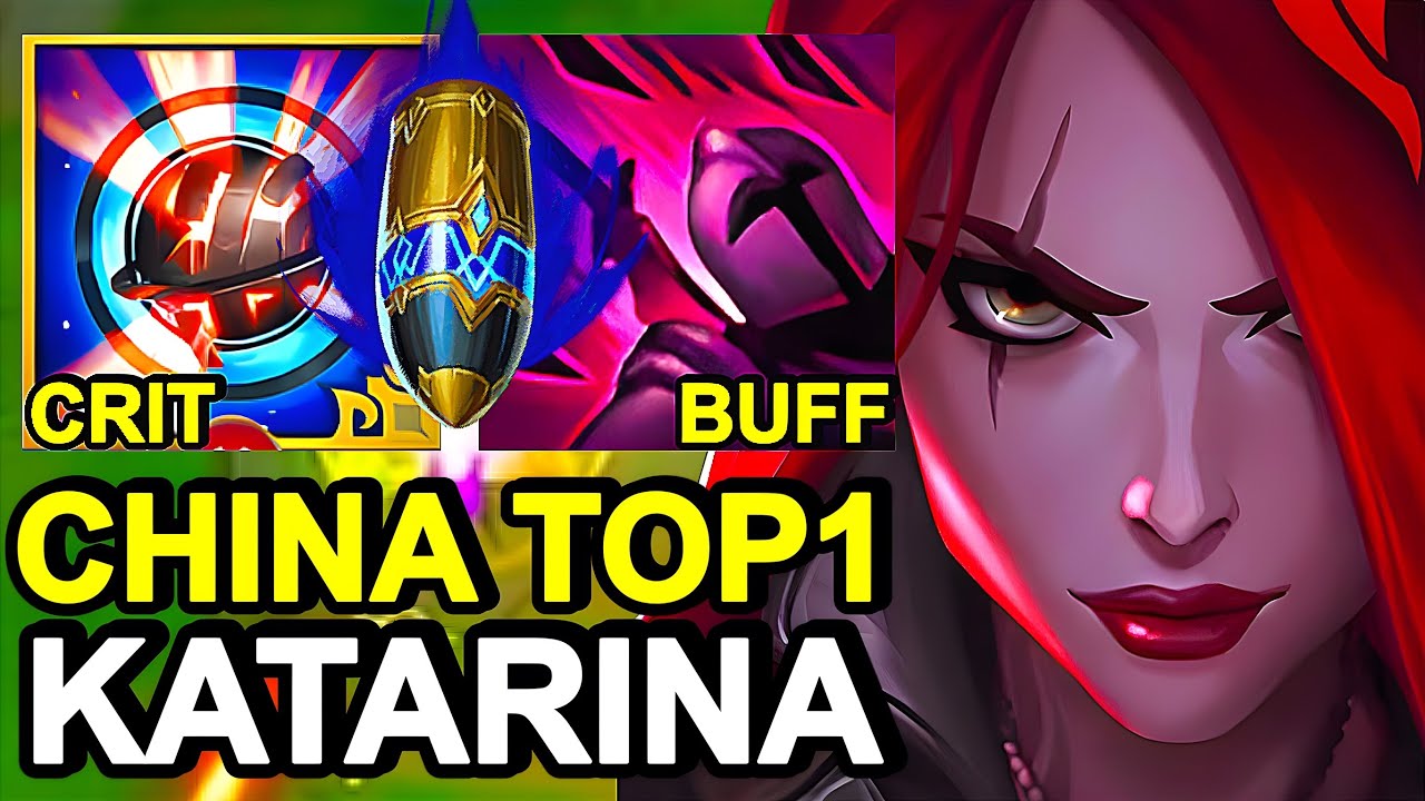 Wild Rift China Top1 Katarina Mid - BROKEN BURST KATARINA BUILD RUNES - SOVEREIGN RANK GAMEPLAY