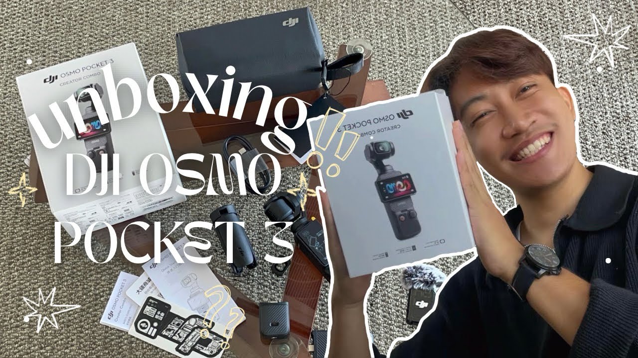 UNBOXING CAMERA BARU !!! Berbaloi ke beli DJI OSMO POCKET 3 ni??!