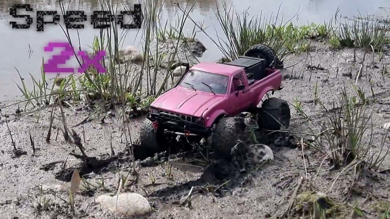 Wpl C24. Pink Toyota Hilux  off road adventure