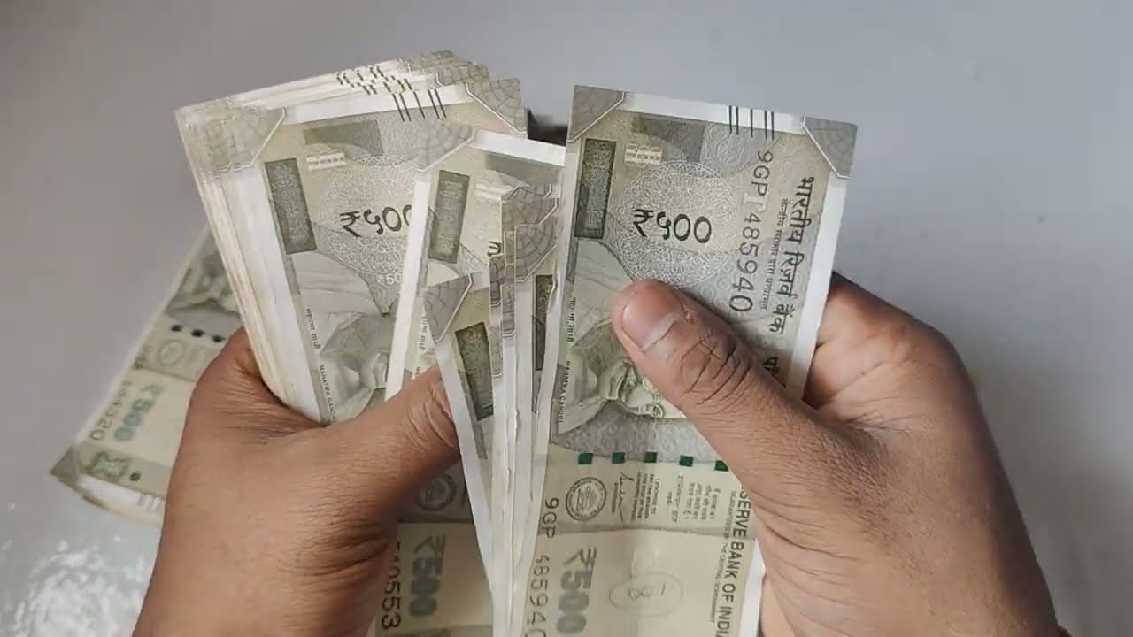 Easy Count In Hand | How To Count Money In Hand Easy way