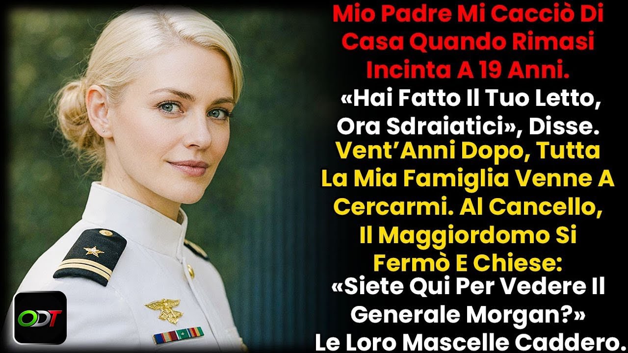 Mio Padre Mi Cacciò Incinta A 19 Anni — Vent’Anni Dopo Si Trovò Davanti Al Generale Morgan