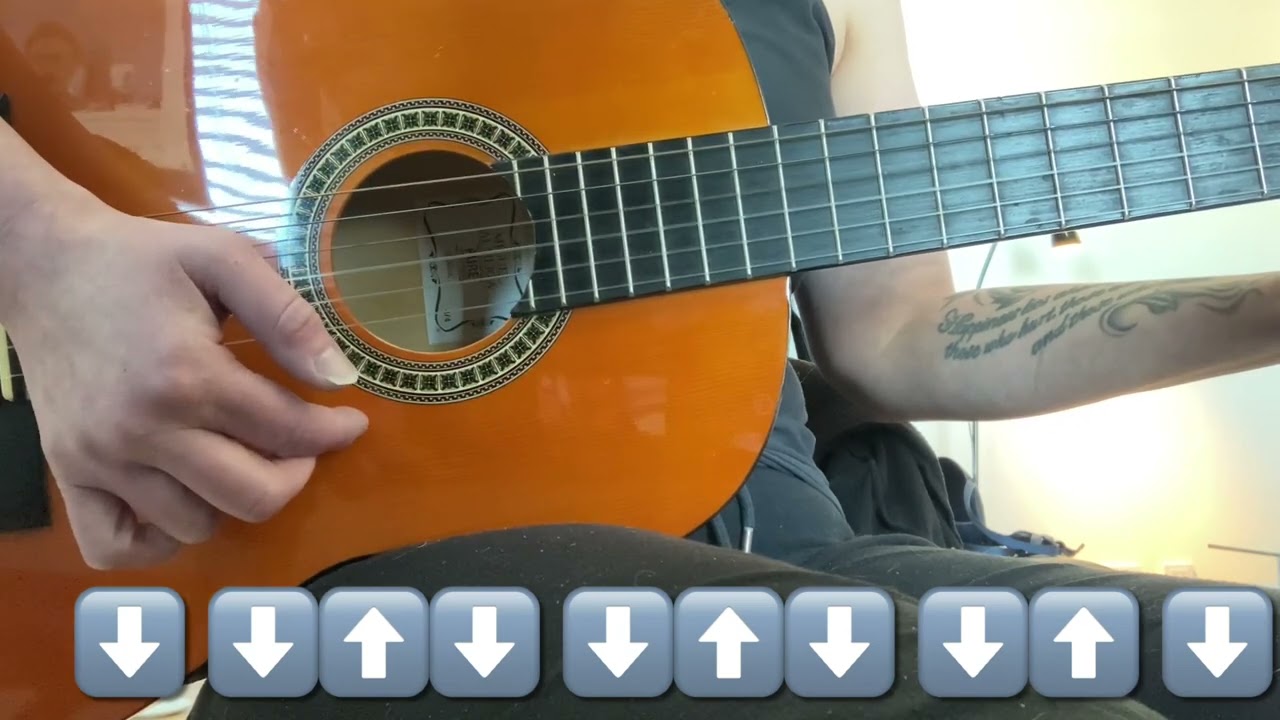 Slagkomp p&aring; gitarr