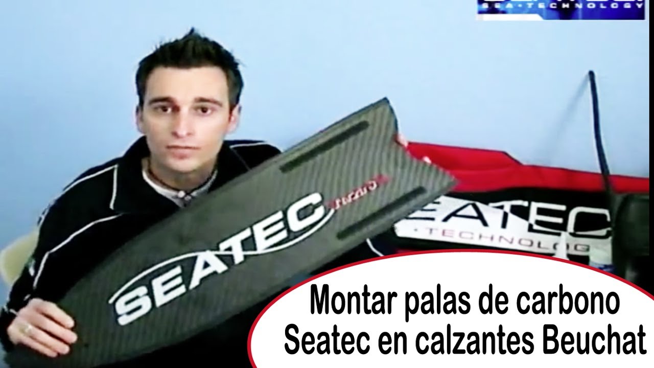 Eltontolosmeros - BRICOSUB/Montar aletas pescasub de carbono en calzantes beuchat