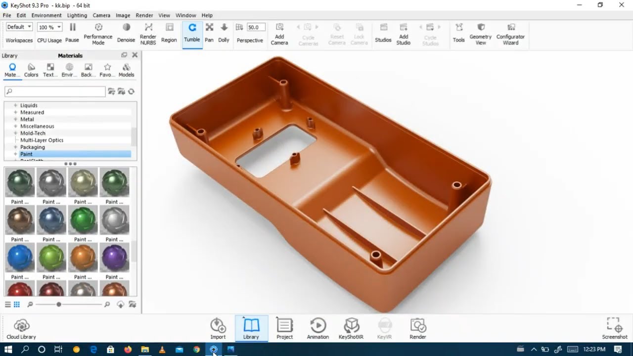 Keyshot Rendering tutorial 2022