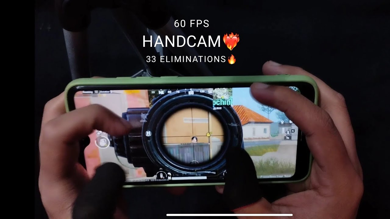 60 FPS HANDCAM GAMEPLAY🔥 | 33 Eliminations 💀| 4 Finger + Gyroscope | PUBG Mobile