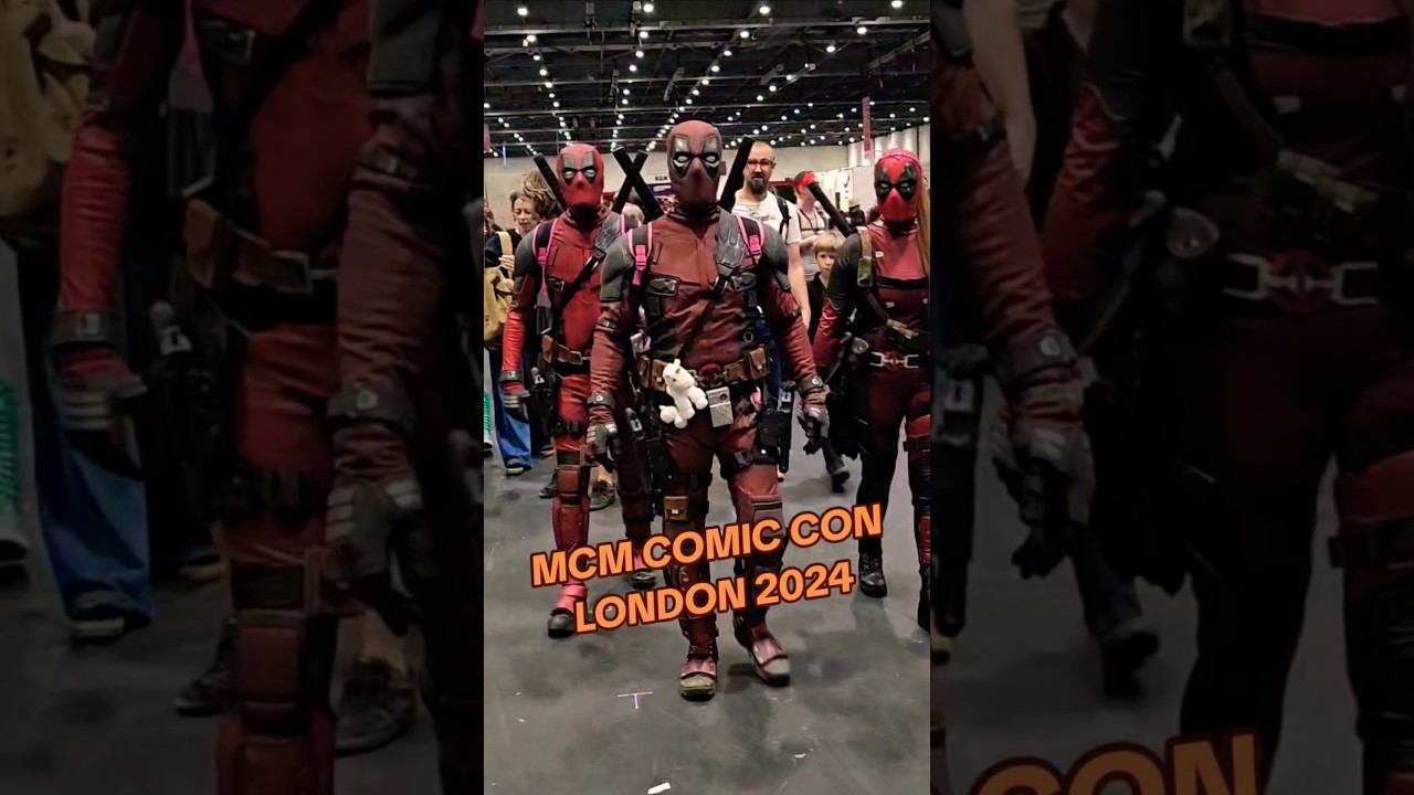 MCM COMIC CON LONDON 2024, Day Two!! #mcmcomiccon #comiccon #cosplay #Marvel #deadpool #starwars