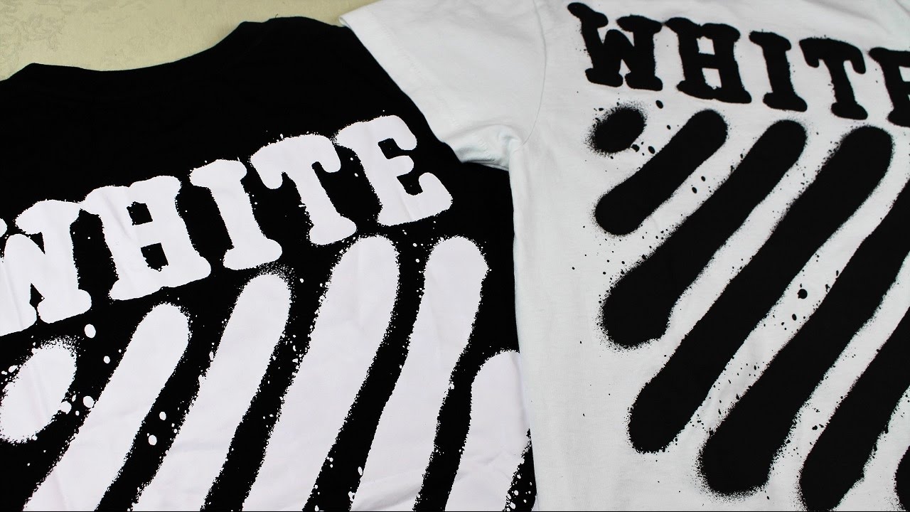 How To Spot Fake Off White | Real vs Replica Off White Diagonal Spray T-Shirt