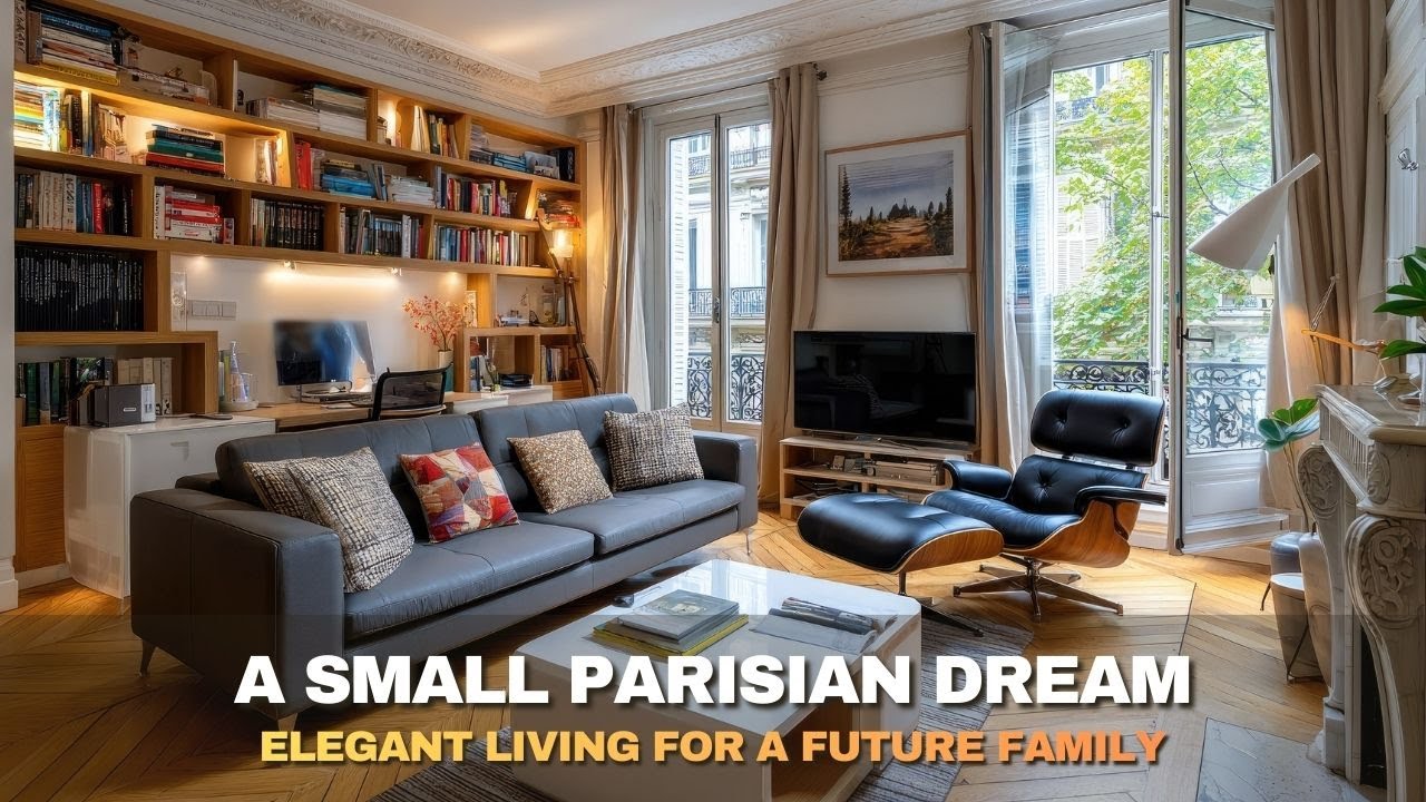 A Dream Small Home for a Future Family with a Typical Parisian Layout