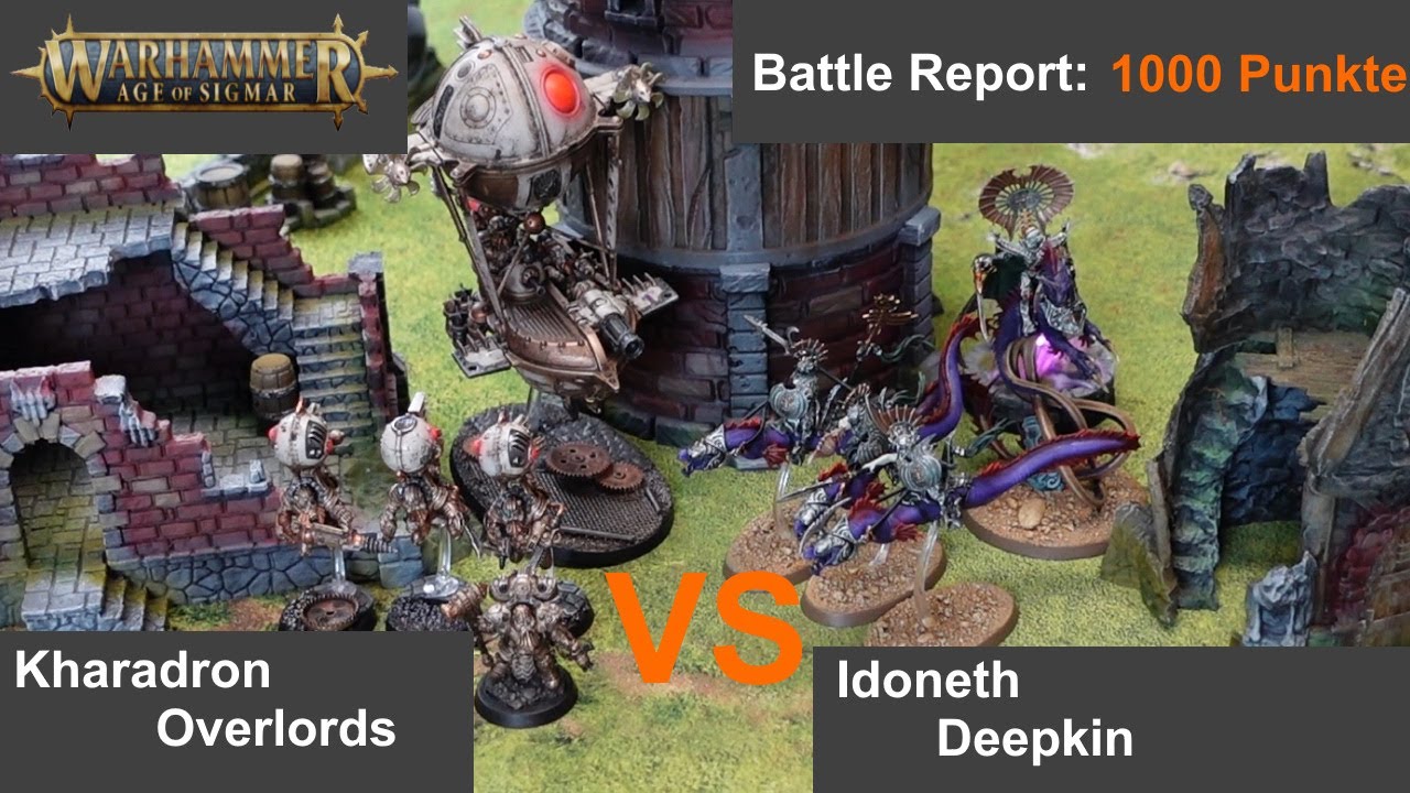 Age of Sigmar Battle Report: Kharadron Overlords vs. Idoneth Deepkin 1000 Pkt 3. Edi deutsch