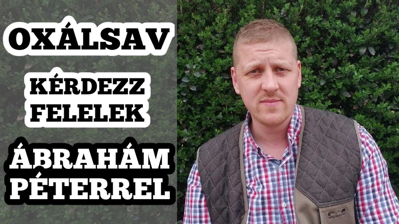 ÉLŐ #12 - Oxálsav kérdezz-felelek ÁBRAHÁM PÉTERREL