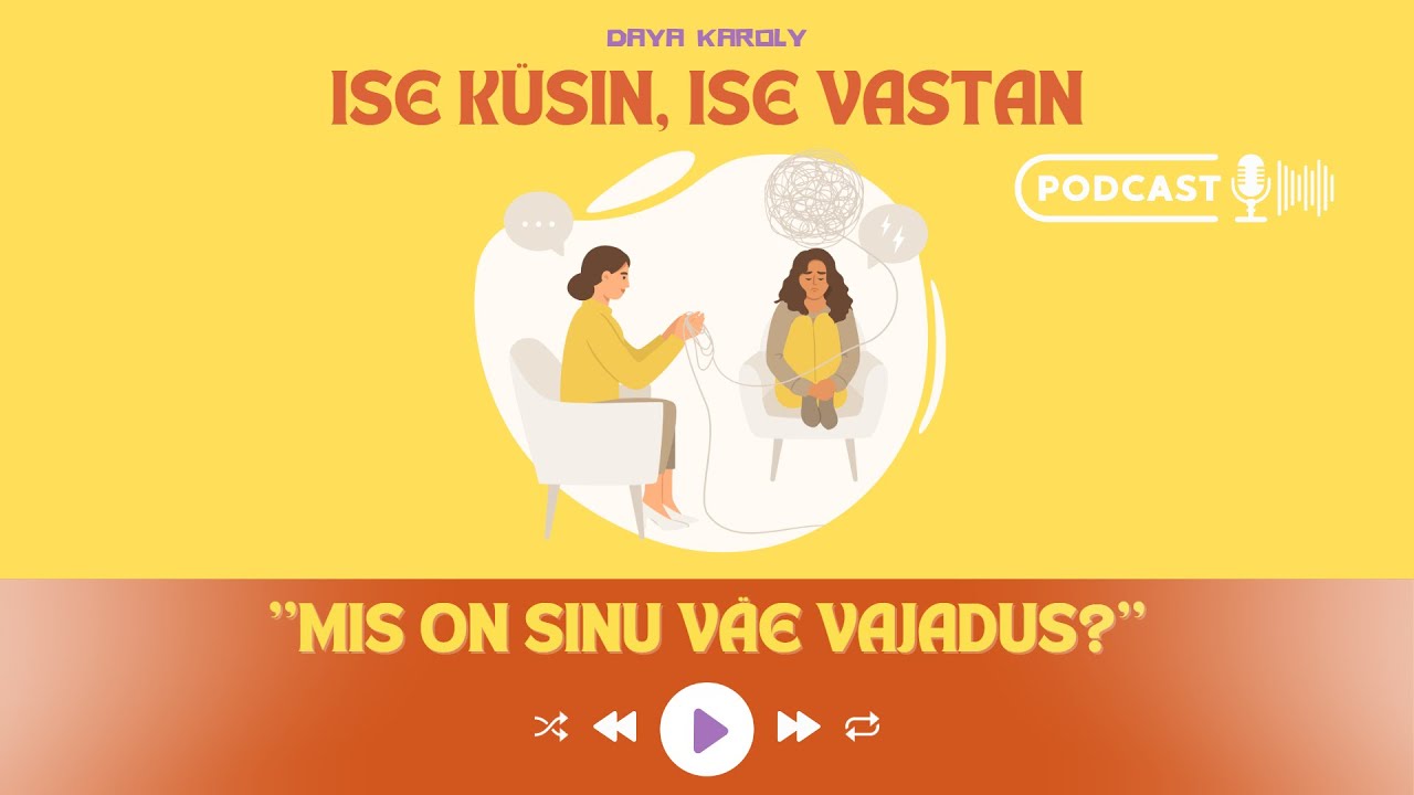 Ep.1 ISE KÜSIN, ISE VASTAN / Mis on Sinu Väe Vajadus?