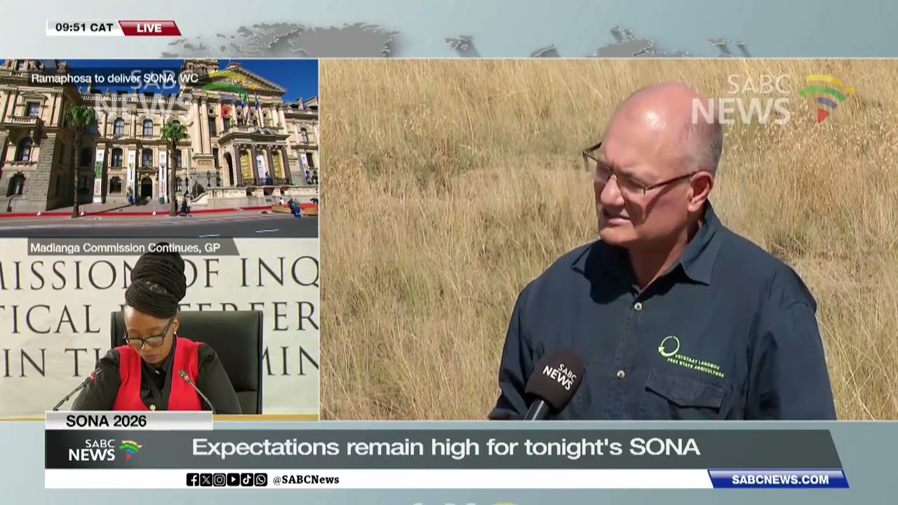 SONA 2026 | Pres Ramaphosa to deliver State of the Nation Address