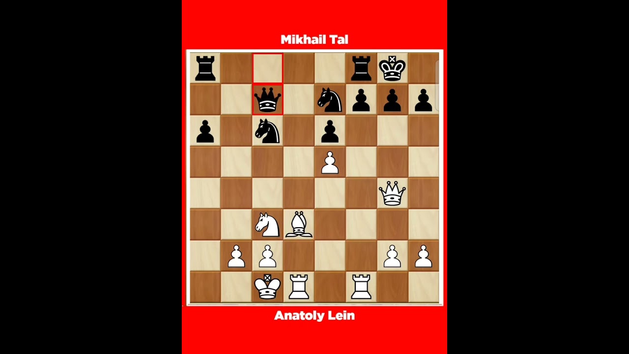 Anatoly lein vs Mikhail Tal √ Tournamentn Vilnius Lithuania, 1955.