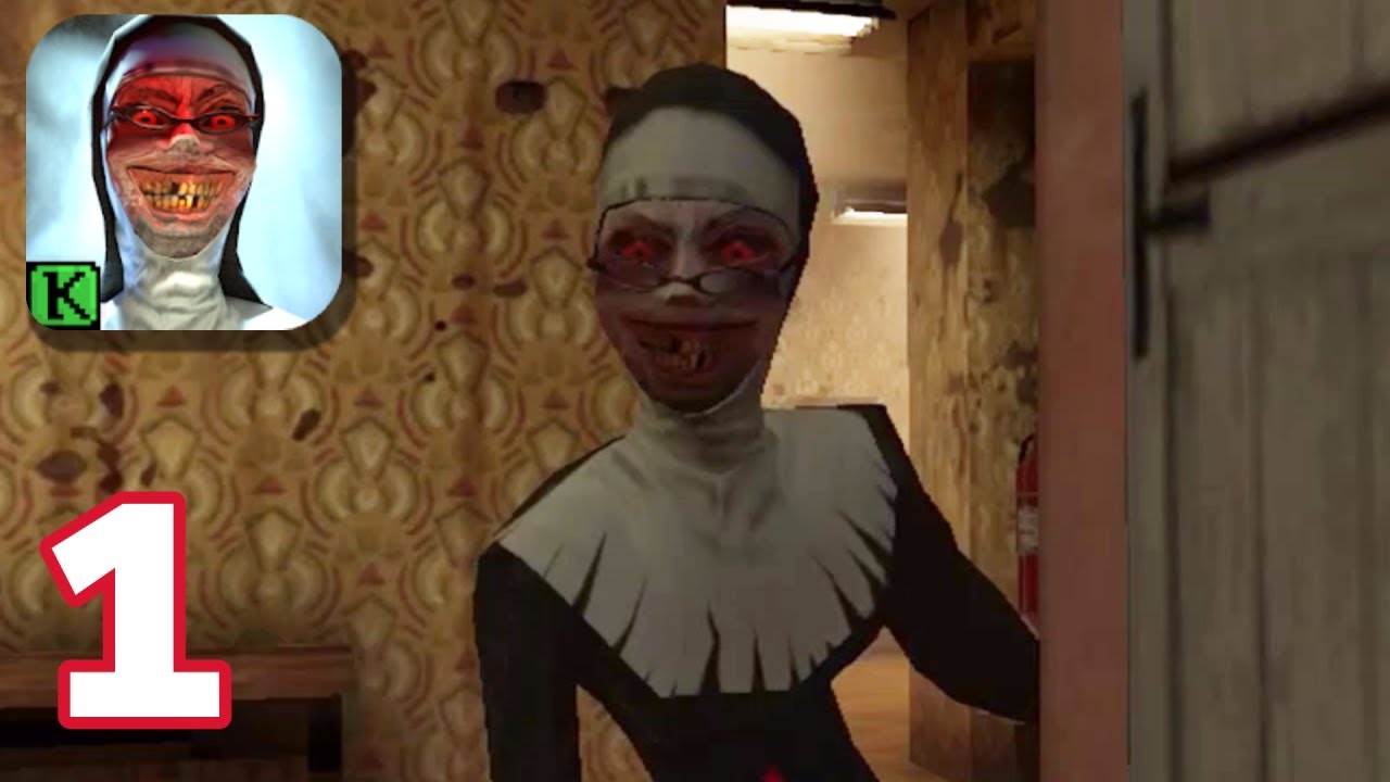 Evil Nun - Gameplay Walkthrough Part 1 - Easy mode (iOS, Android)