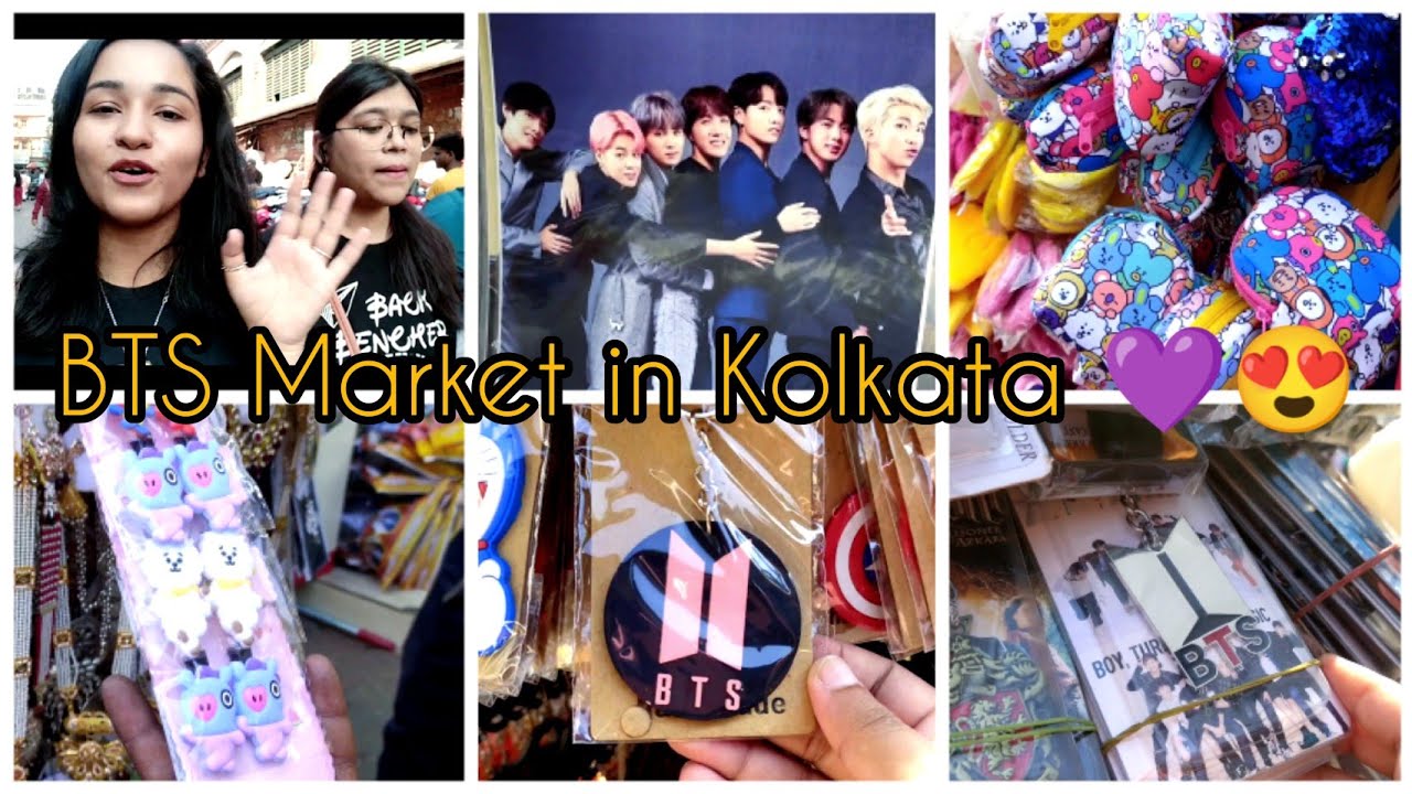 BTS/K-Pop Market in Kolkata || New Market Shopping Vlog || Vlog - 13 || Life Of SmilingFlower