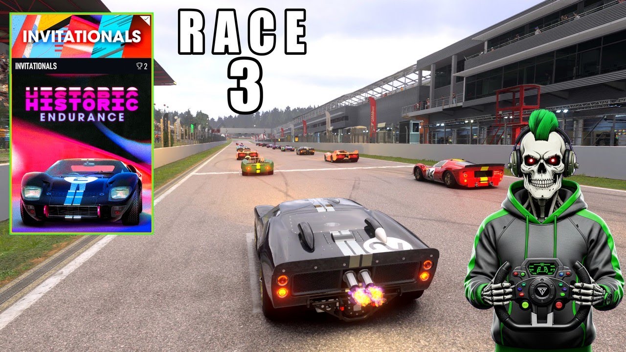 363 Invitationals Historic Endurance Race 3 1966 Ford GT40 MkII Le Mans | #forzamotorsport