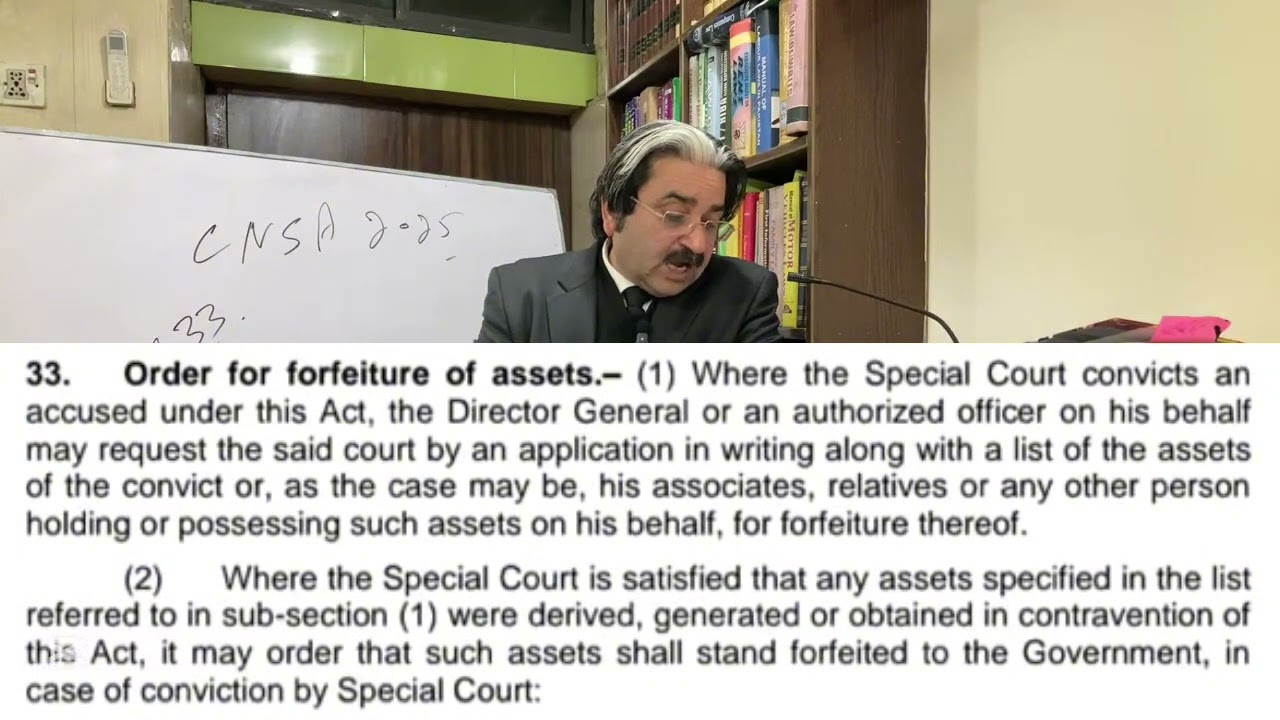 S.33 of The Punjab Control of Narcotics Substance Act,2025 #kung 