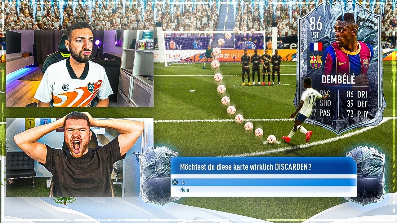 FIFA 21 FREEZE DEMBELE FREISTOß DISCARD BATTLE 💀💀 Proownez vs Wakez