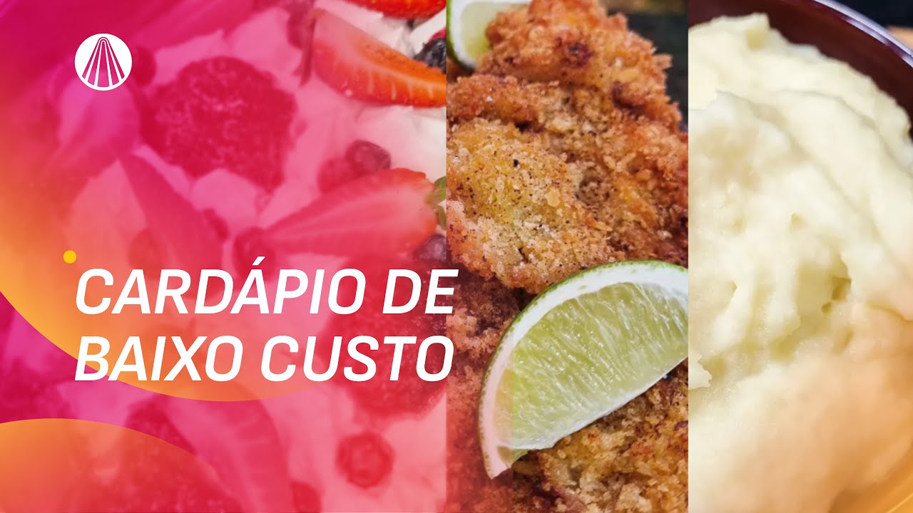 PURÊ DE BATATAS | BIFE DE FÍGADO EMPANADO | MERENGUE DE MORANGO | Sabor de Vida