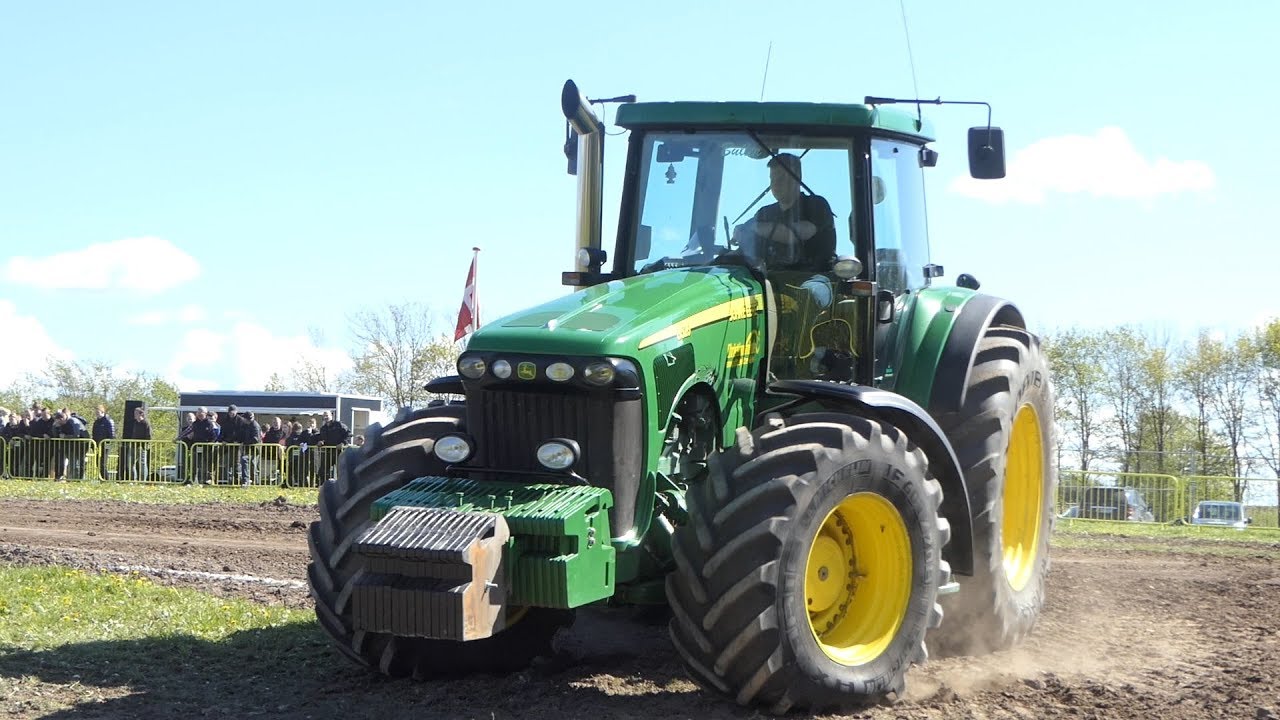 John Deere 8520 Winning The Pulling Trophy at Jerslev Arena | Pure Power | Tractor Pulling DK