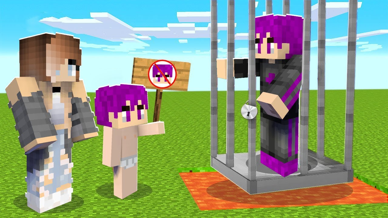 أبني حبسني في ماين كرافت ولكن تحولت الي سمكة و انتقمت منه ( مستحيل اللي صار )..!🔥😱