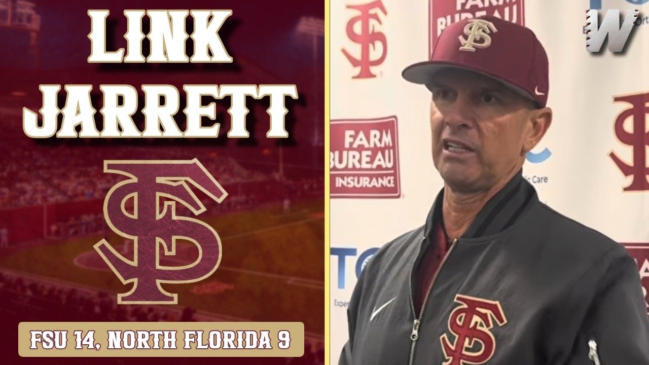 FSU Baseball | Link Jarrett Postgame Interview 2-25-26 | Florida State 14, UNF 9 | Warchant TV #FSU
