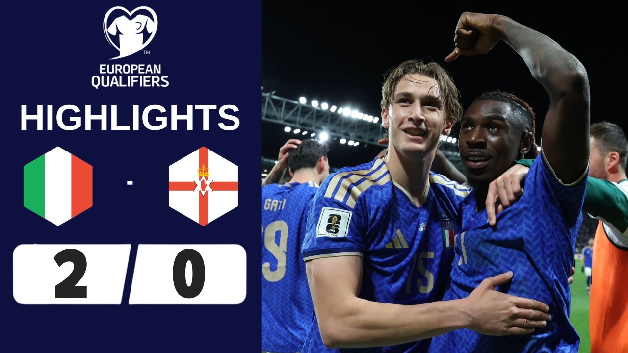 Italia - Irlanda del Nord 2-0 | Gli Highlights | Qualificazioni Mondiali