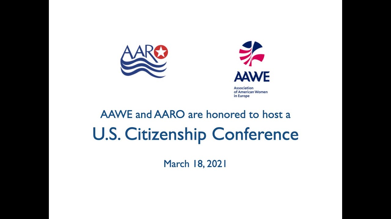US Embassy Paris Citizenship Conference Mar 18, 2021