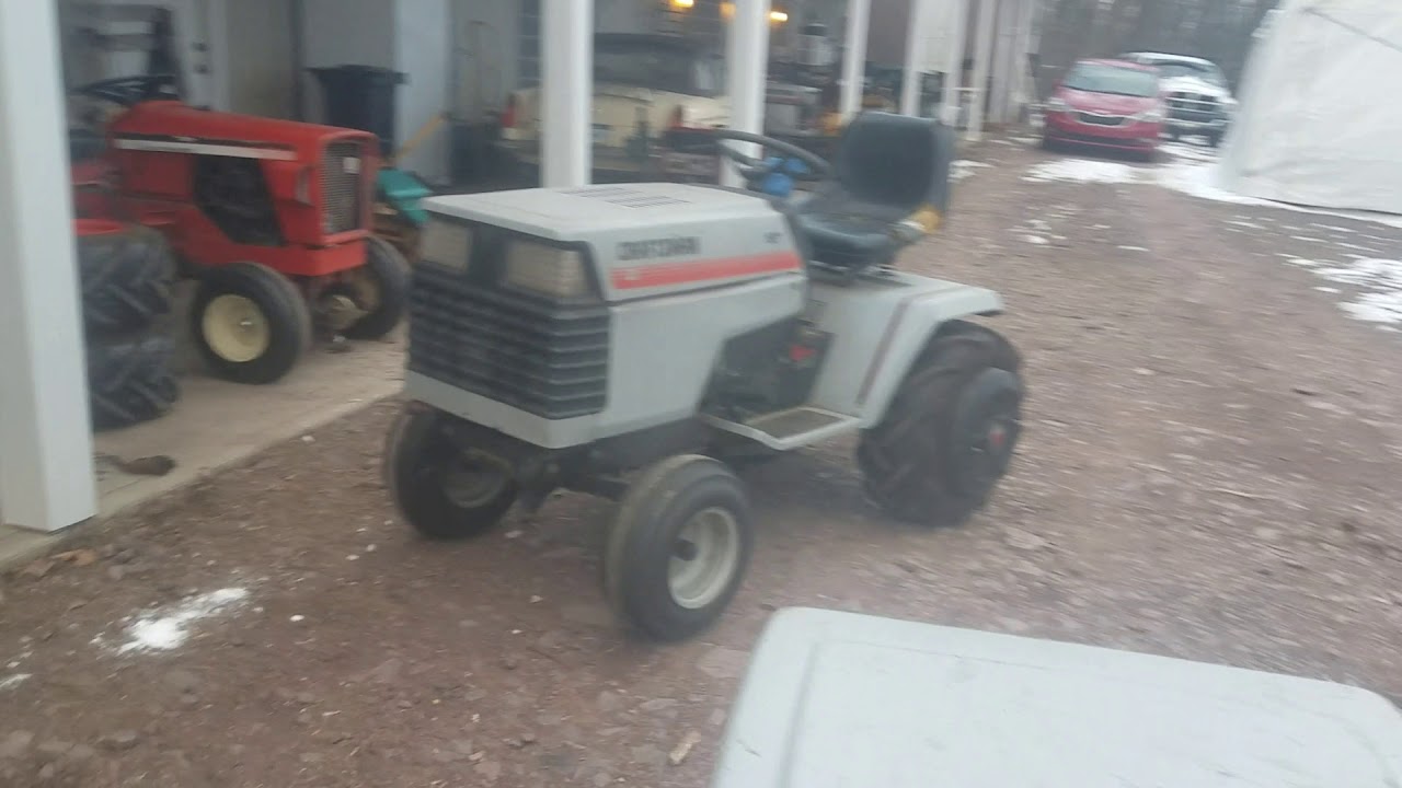 Cold start craftsman tractor and upcoming repairs