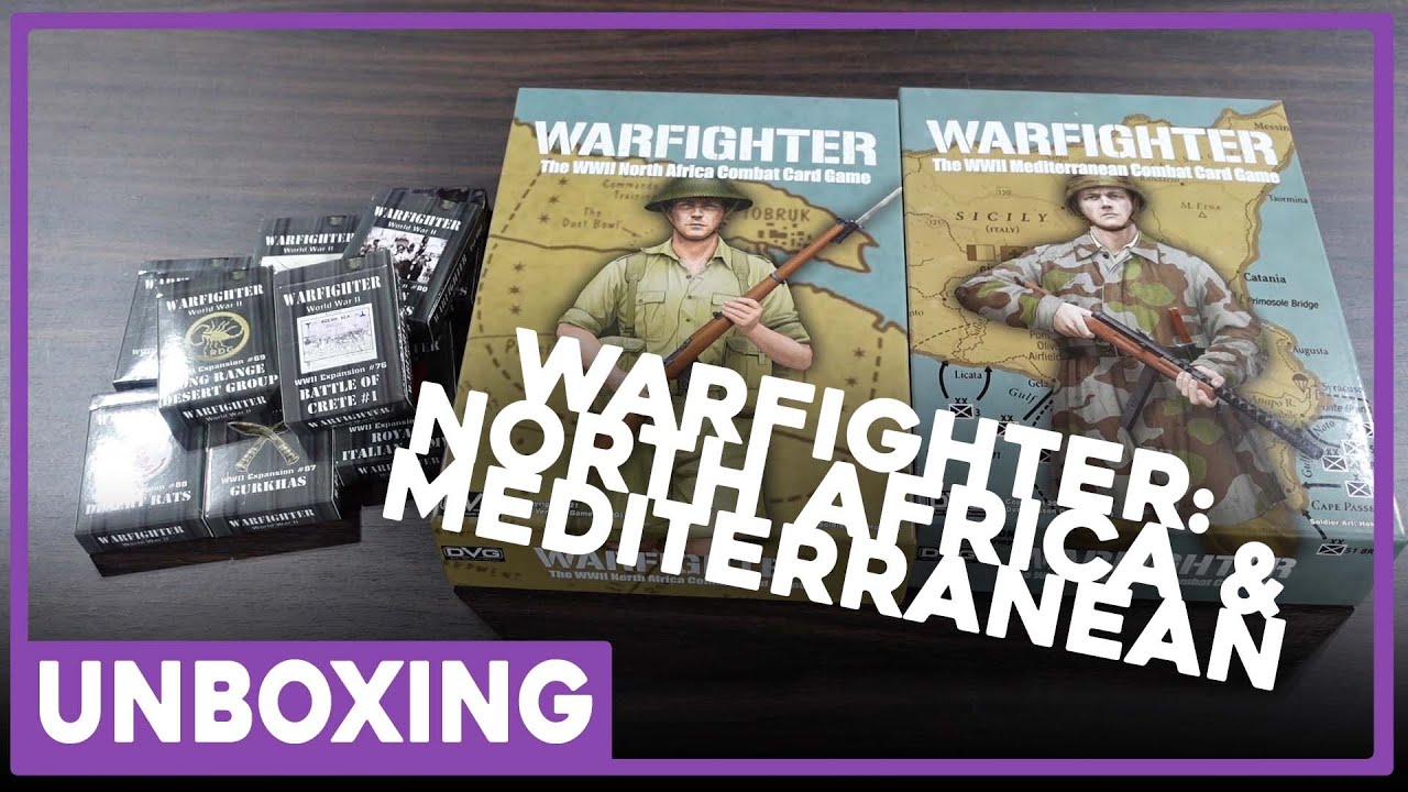Unboxing | Warfighter North Africa & Mediterranean | DVG | The Players' Aid